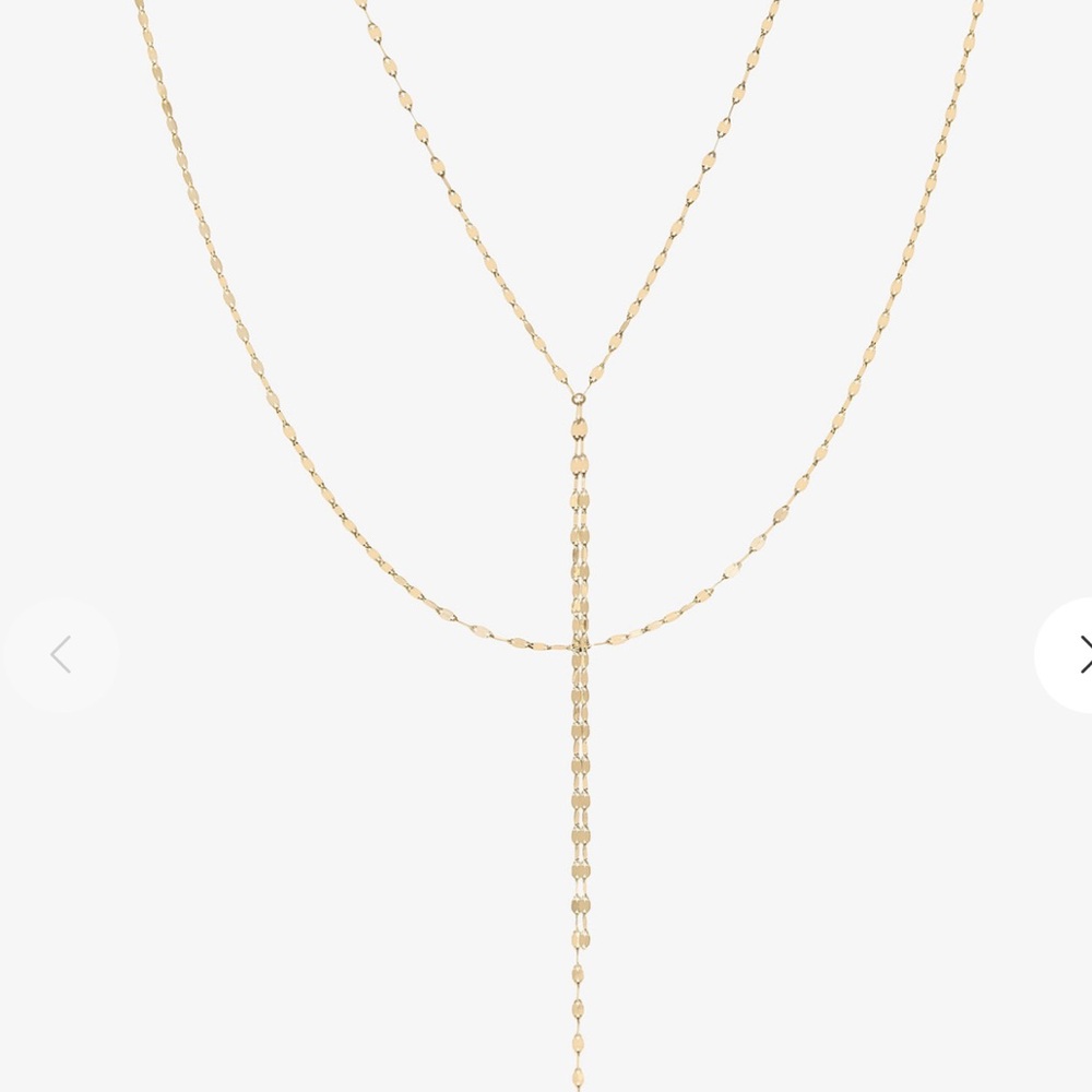 Lana 14k Gold Blake Lariat Necklace - Picture 4 of 4